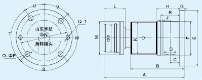 鋼鐵連鑄機專用旋轉接頭